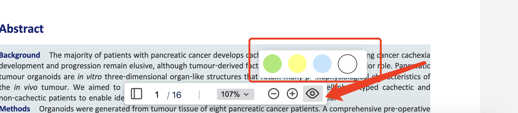 DeepReader文献阅读器护眼功能